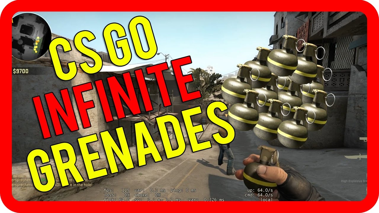 How to Infinite grenades in ⋆ Command for infinite grenades in CS ⇒ Wewatch.gg