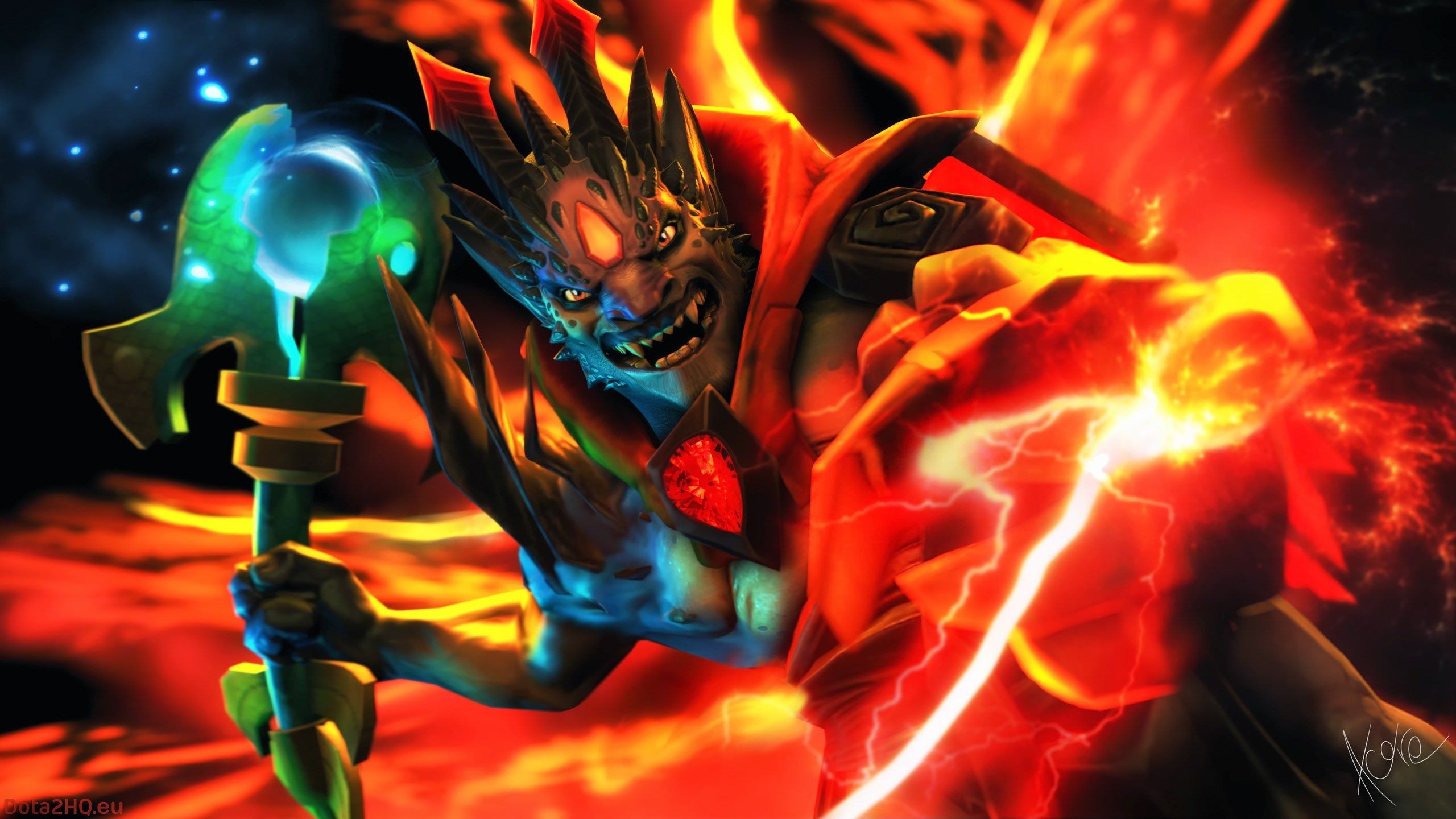2560x1440 lion #dota 2 wallpaper hd