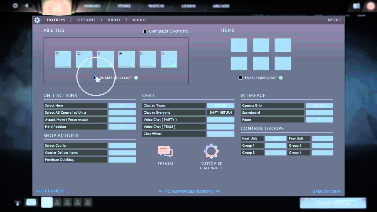 Квик касты Дота 2 ⋆ Что такое квик касты Dota 2 ⇒ Wewatch.gg
